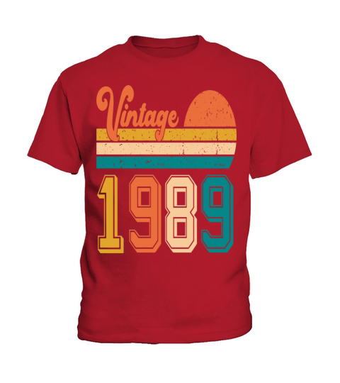 Vintage 1989 birthday gift Kids T-Shirt