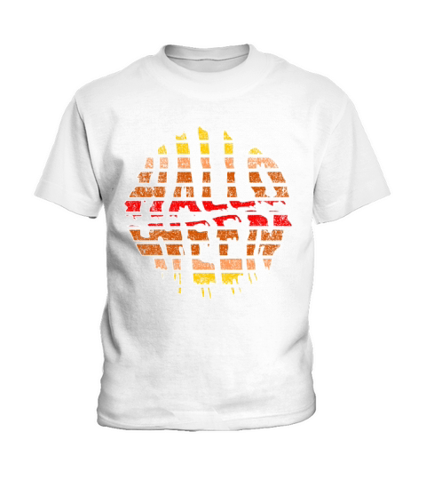 Vintage Halloween Sunset Text Kids T-Shirt