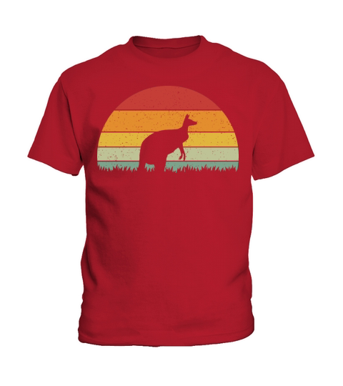 Vintage Retro Kangaroo Vintage Kangaroo Kids T-Shirt