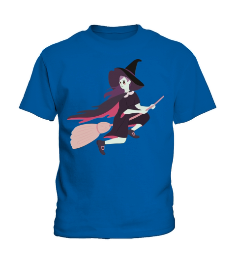 Witch Halloween Cute Clipart Kids T-Shirt