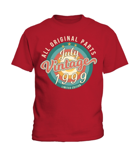 Year Of Construction 1999 In July Kids T-Shirt