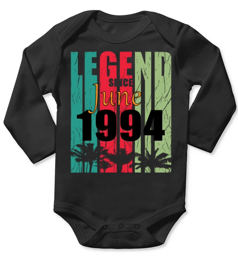 1994 vintage born in June gift Long Sleeve Baby One-Piece