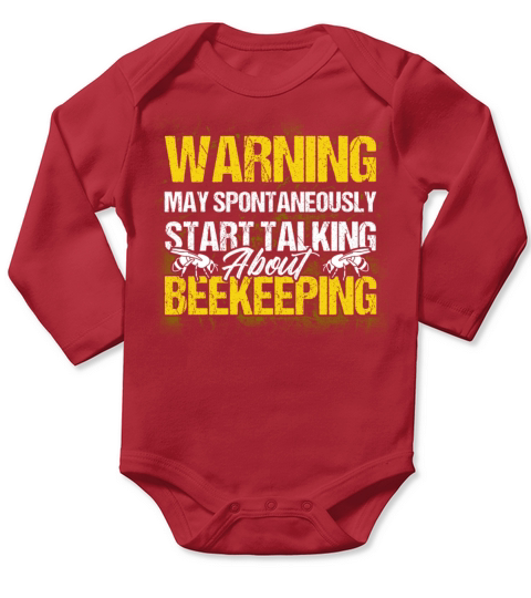 Beekeeping Apiculturist Bee Support Beekeeper Long Sleeve Baby One-Piece