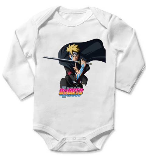 Boruto Naruto Next Generations Best Anime Japan Long Sleeve Baby One-Piece