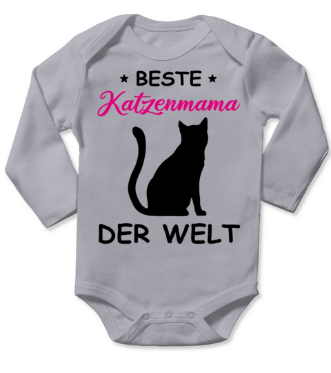 Cat Mom Quote Cat Lover Cat Owner Gift Women Long Sleeve Baby One-Piece