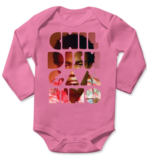 CHILDISH GAMBINO Long Sleeve Baby One-Piece