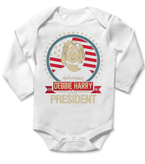 DEBBIE HARRY Long Sleeve Baby One-Piece