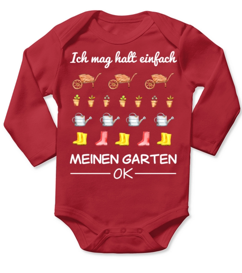 Garden Gardener Hobby Gardener Saying Gift Long Sleeve Baby One-Piece