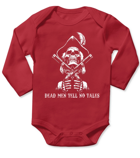 Halloween Headless Horseman Dead Men Tell No Tales T-shirt Long Sleeve Baby One-Piece