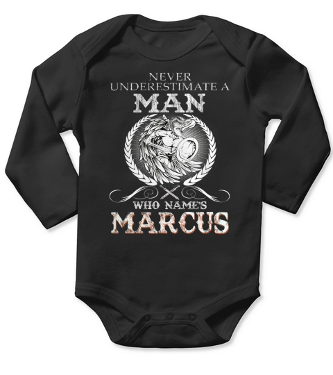 MARCUS NAME, MARCUS BIRTHDAY, MARCUS HOODIE, MARCUS TSHIRT FOR YOU Long Sleeve Baby One-Piece