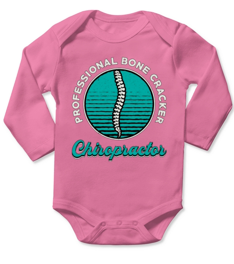 Professional Bone Cracker Chiropractor Spine Chiro Long Sleeve Baby One-Piece