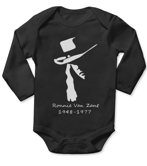 ronnie van zant t shirt Long Sleeve Baby One-Piece