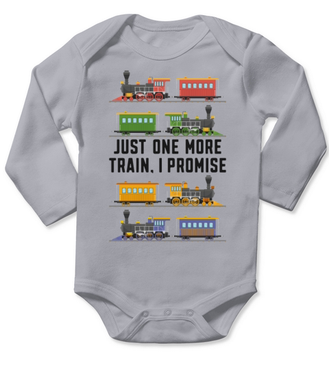 Steam Train Driver Trainspotting Long Sleeve Baby One-Piece