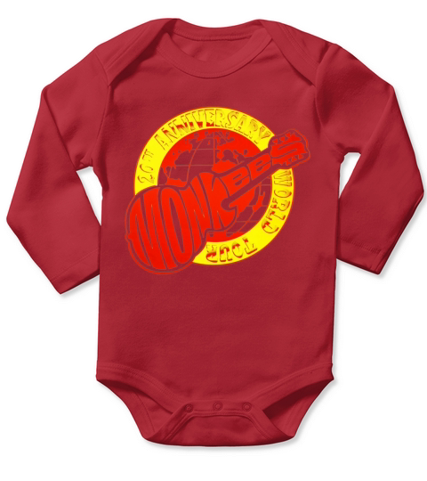 The Monkees 20th Anniversary Long Sleeve Baby One-Piece