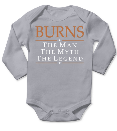 TOP SELLING - BURNS THE MAN THE MYTH THE LEGEND TSHIRT T-SHIRTS - MENS T-SHIRT Long Sleeve Baby One-Piece