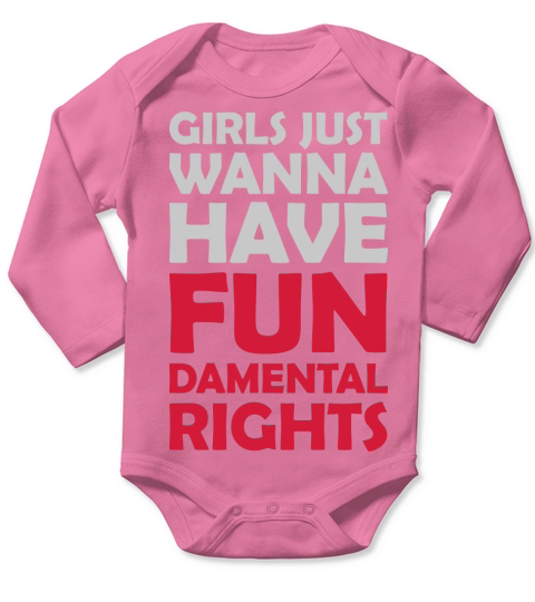 wanna have fundamental rights Long Sleeve Baby One-Piece