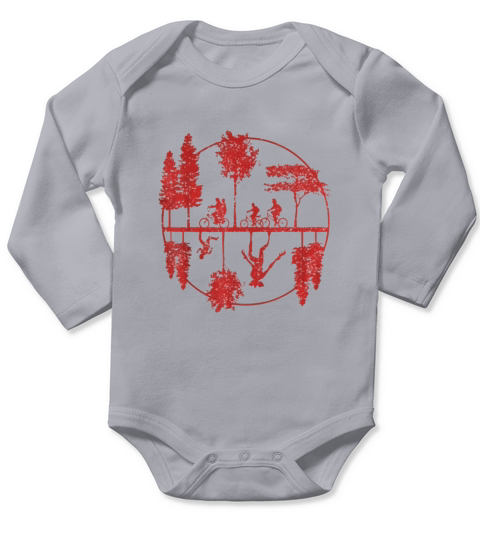 World Upside Down Stranger Style Pop Culture Things 11 Film shirt Long Sleeve Baby One-Piece