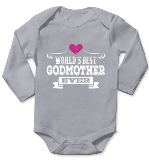 Worlds Best Godmother Ever Long Sleeve Baby One-Piece