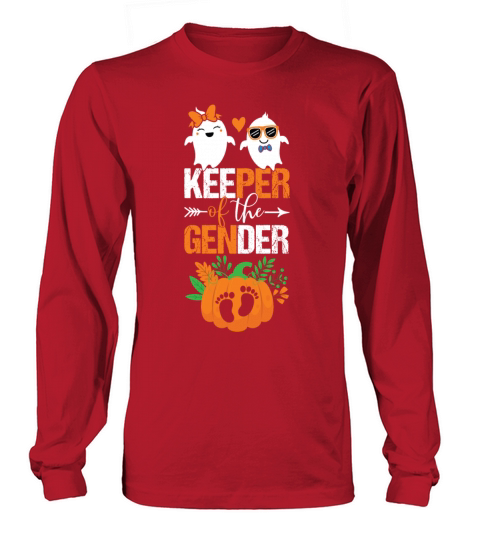 Keeper Of The Gender Reveal Baby Halloween Party Long sleeved Unisex