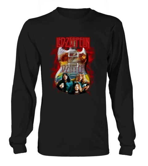 Led Zeppelin Electric Guitar shirt Long sleeved Unisex