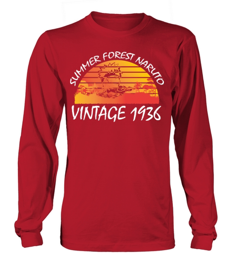 Summer Forest Vintage 1936 Long sleeved Unisex