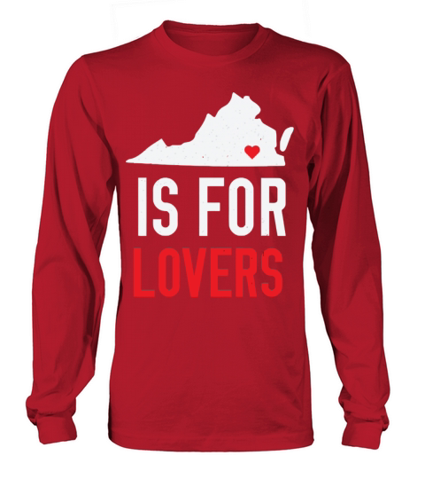 Throwback Vintage Virginia Lovers Distressed Long sleeved Unisex