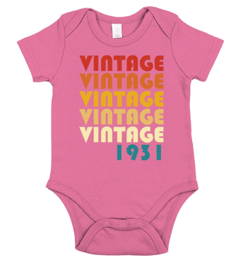 1931 VINTAGE Short Sleeve Baby One-Piece