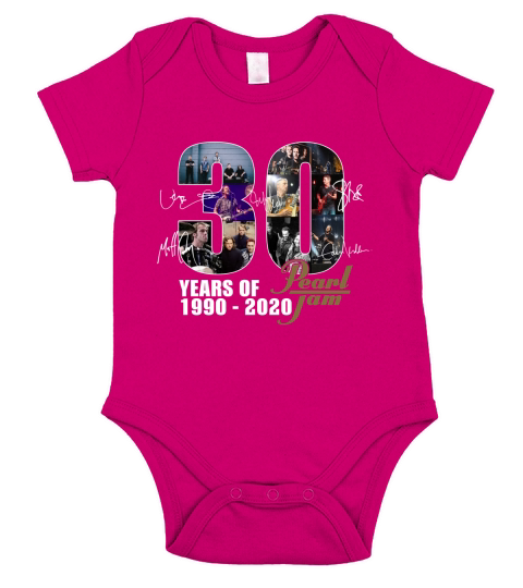 30 years of pearl jam 1990 2020 Short Sleeve Baby One-Piece