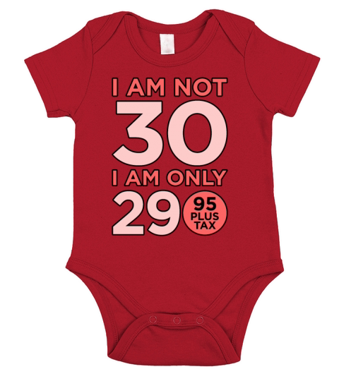 Birthday Funny 30 Gift Idea Short Sleeve Baby One-Piece