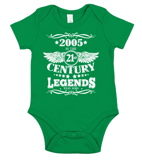 Born in 2005 Birthday Sayings 21st Century Short Sleeve Baby One-Piece