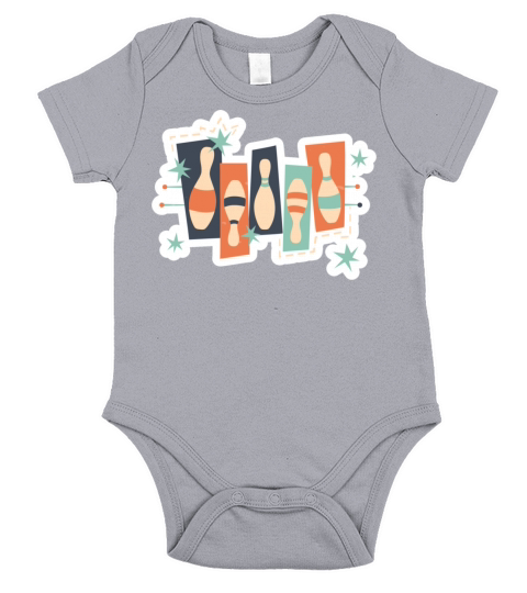 bowling Short Sleeve Baby One-Piece