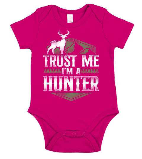 Buck Deer Hunting Hunter Vintage Short Sleeve Baby One-Piece
