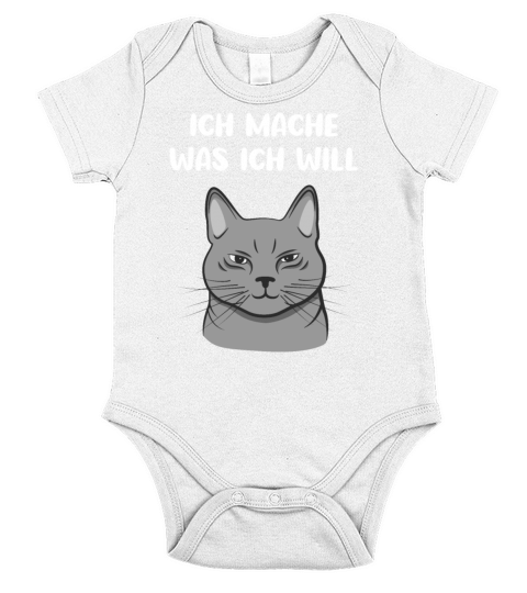 Cat Sassy Kitten Cat Funny Quote Gift Idea Short Sleeve Baby One-Piece