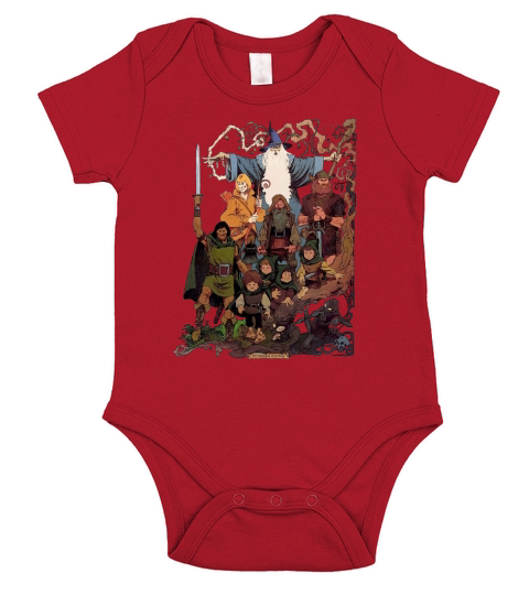 Fellowship of the Ring Short Sleeve Baby One-Piece