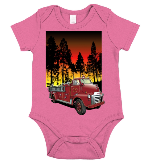 fight forest fire Short Sleeve Baby One-Piece