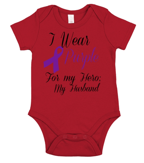 Fight Pancreatic Cancer Short Sleeve Baby One-Piece