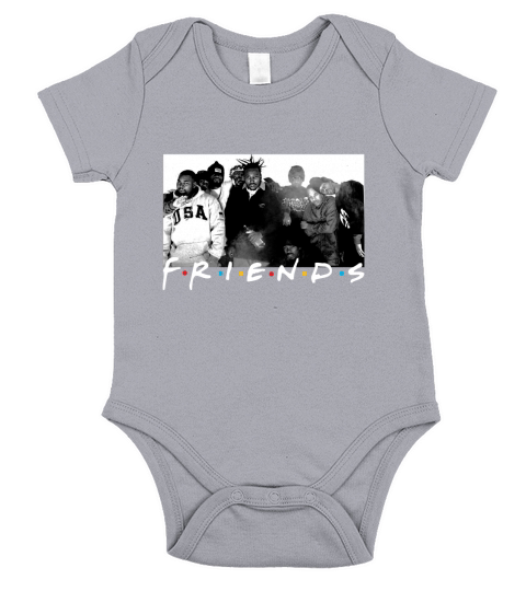 Friends Wu-tang Clan Retro Short Sleeve Baby One-Piece