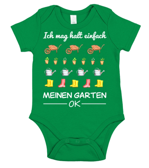 Garden Gardener Hobby Gardener Saying Gift Short Sleeve Baby One-Piece
