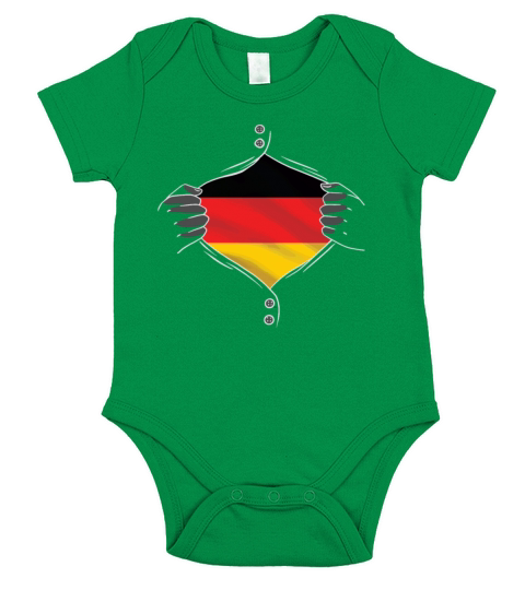 germany flag proud Short Sleeve Baby One-Piece