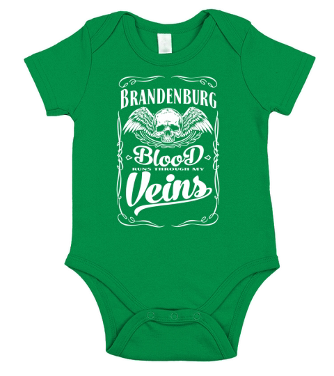 Great To Be Brandenburg Tshirt Short Sleeve Baby One-Piece