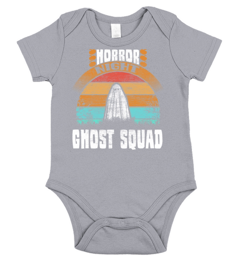 Halloween Ghost Banshee Night Gift Idea Short Sleeve Baby One-Piece