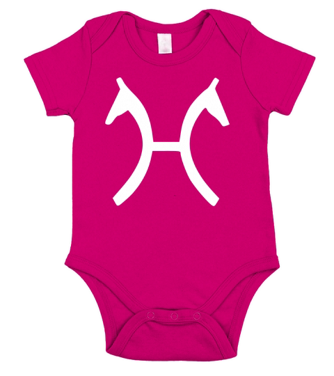 Hanoverian horse Short Sleeve Baby One-Piece