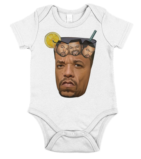 Just Some Ice Tea And Ice Cubes TShirt Short Sleeve Baby One-Piece