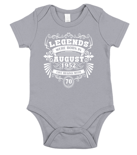 Legends were born in 1952 Short Sleeve Baby One-Piece