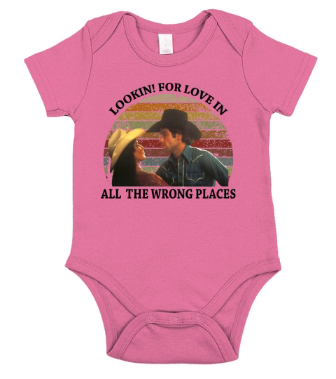 Looking for love in all the wrong places Short Sleeve Baby One-Piece