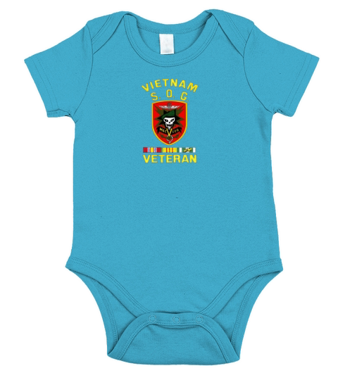 MacVsog Vietnam Veteran SHIRT Short Sleeve Baby One-Piece
