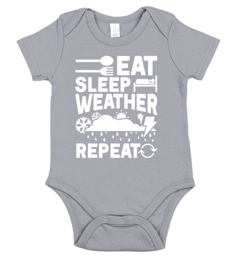 Meteorologist Quote Gift Meteorology Short Sleeve Baby One-Piece