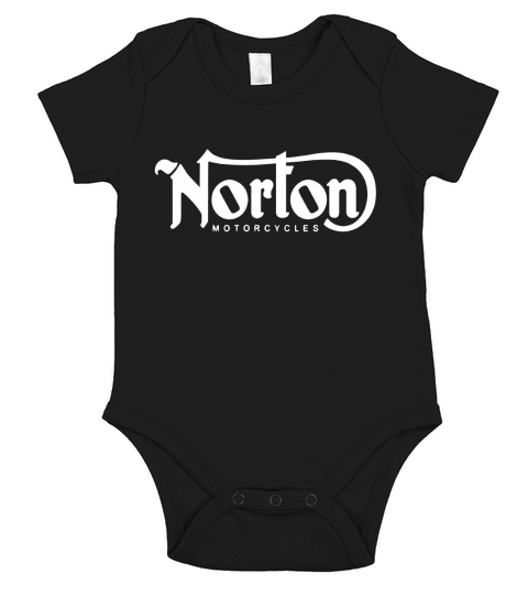 NORTON NORTON LOGO MOTORCYCLETRIUMPH Short Sleeve Baby One-Piece