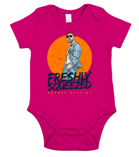 Orange Cassidy Event Man Graphic Short Sleeve Baby One-Piece