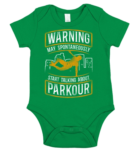 Parkour Free Running Traceur Short Sleeve Baby One-Piece